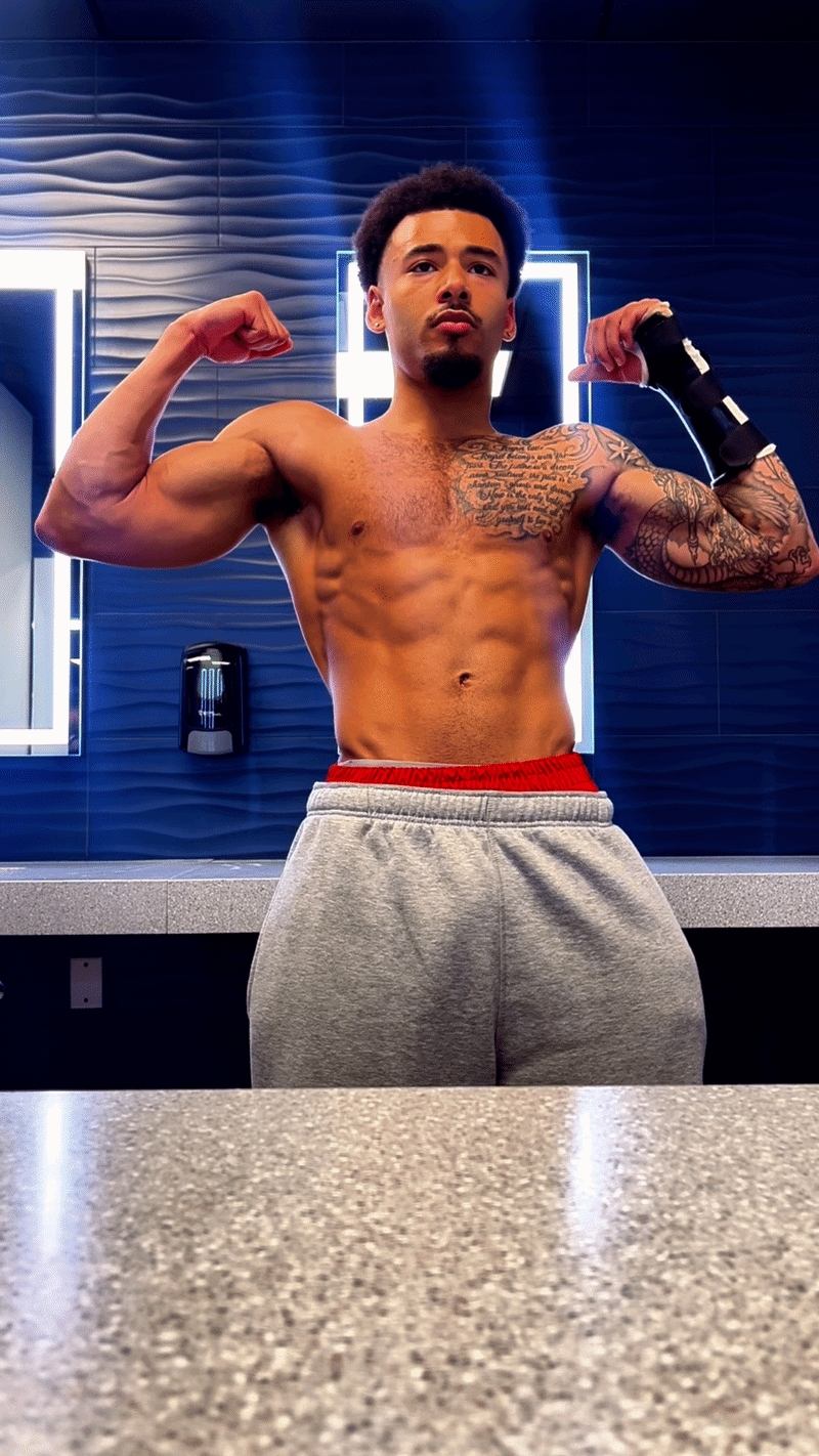 Bicep flex physique result