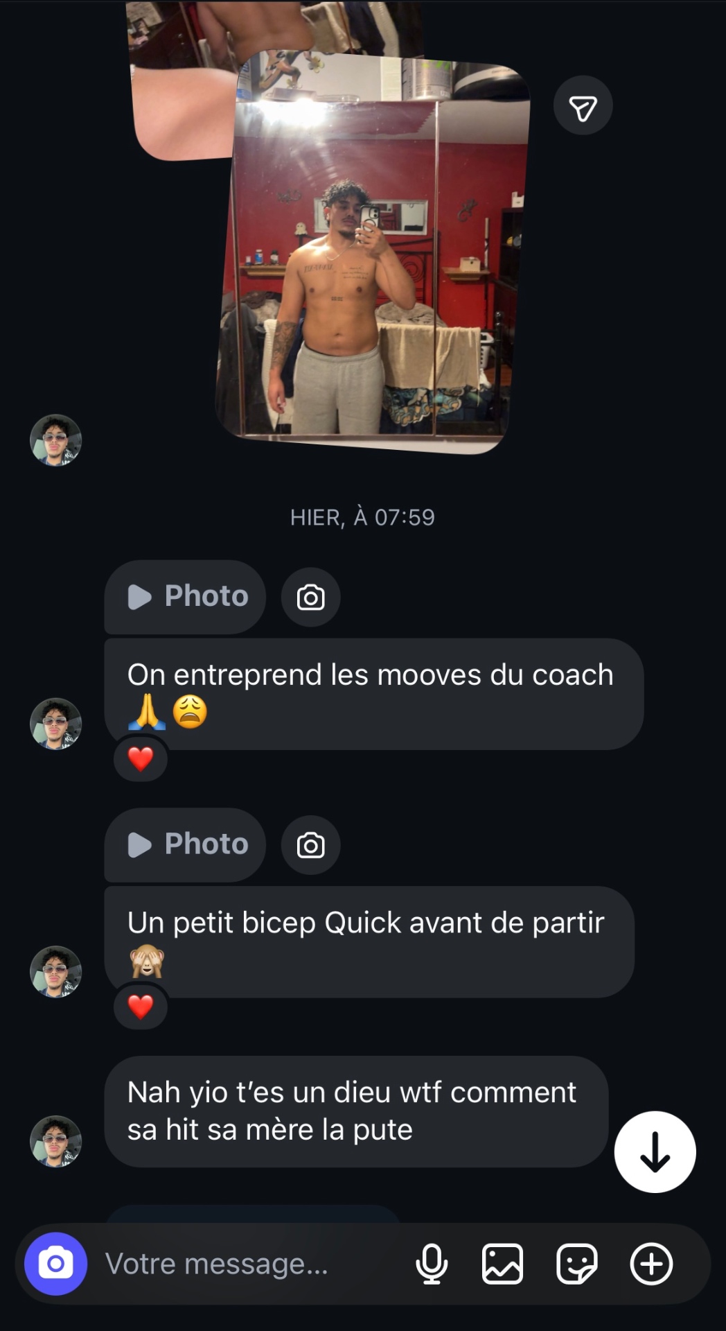 Check-in physique — réaction après les premiers résultats